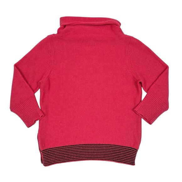 Patagonia Sweater Womens Size Medium Pink Lambswool Cowl Neck Pullover Knit - Picture 2 of 9